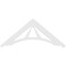 Ekena Millwork Pitch Stanford Architectural Grade PVC Gable Pediment, 48"W x 20"H x 1"P (10/12) GPP048X020X100STA - alternate 5